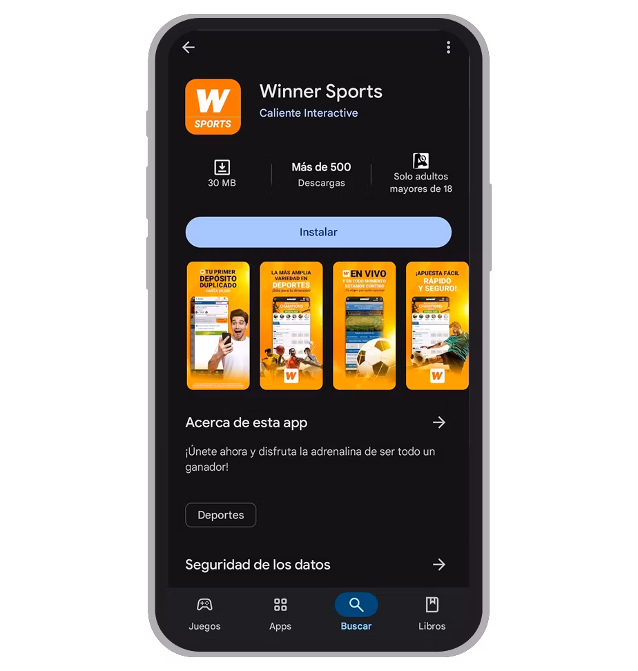 descargar Winner casino APK